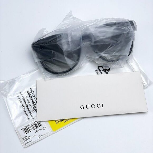 NEW Gucci GG1122SA 001 Black Grey Gradient Women Sunglasses main image 8